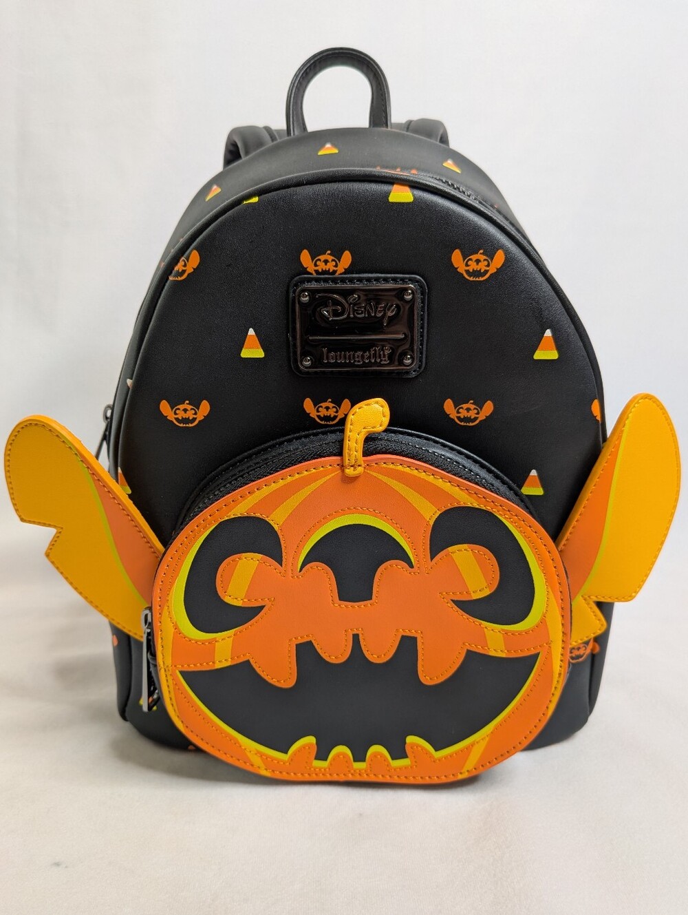 Disney Loungefly Stitch Jack-O-Lantern Halloween Mini Backpack Boxlunch